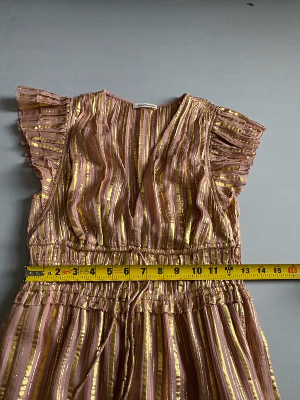 Ulla Johnson Justyne Dress in Rose and Gold - Picture 13 of 13